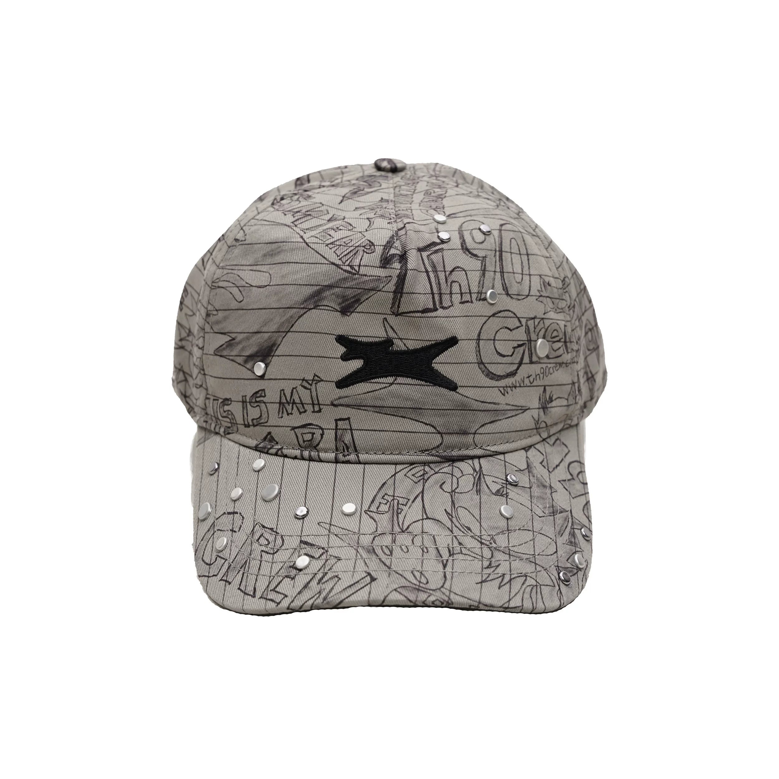 TH90 Rivet Graffiti Baseball Cap