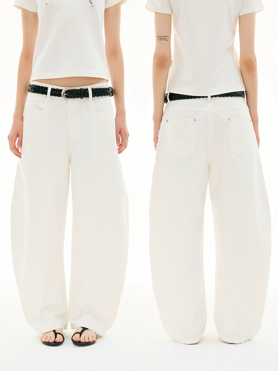 FUNKYFUN Old Stud Tooling Loose Casual Scimitar Pants