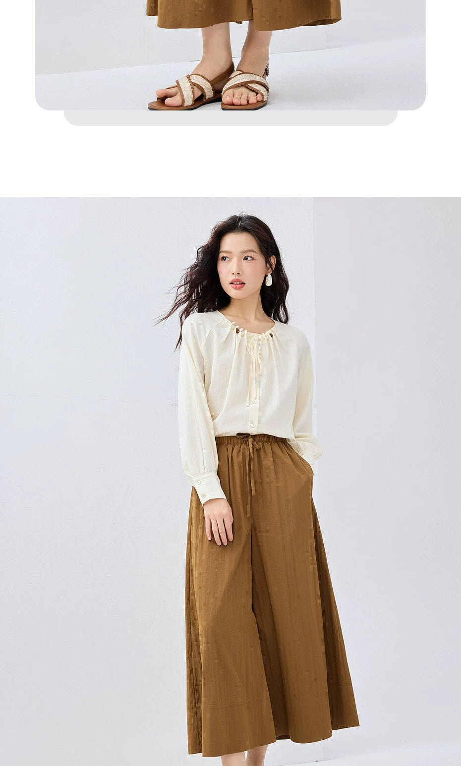 Giordano Drawstring Elastic Waist Casual Pants