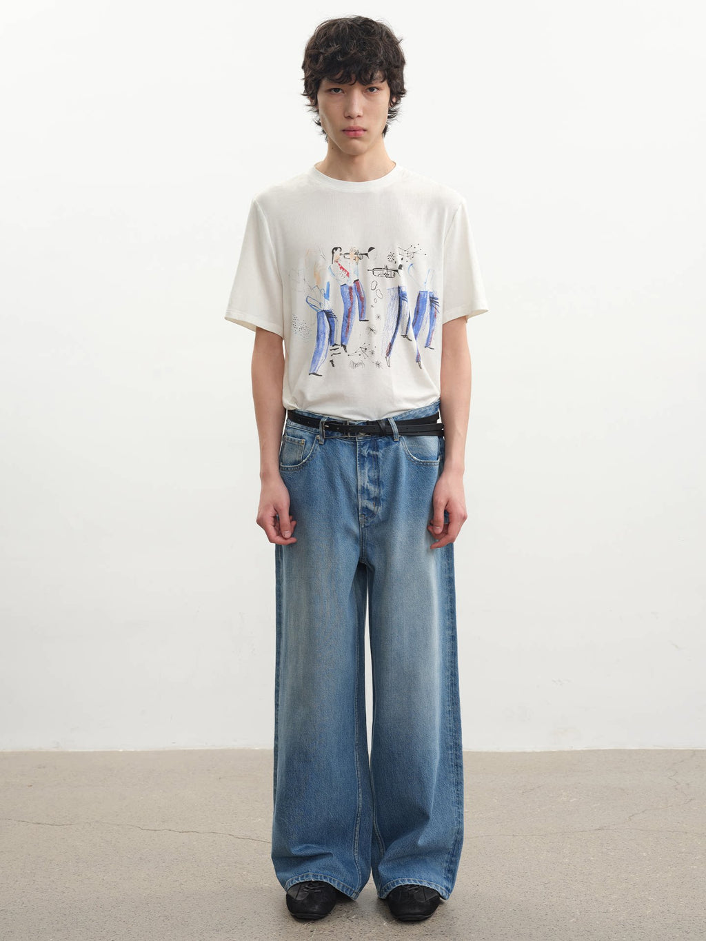 JCAESAR Movement Print Casual Tee