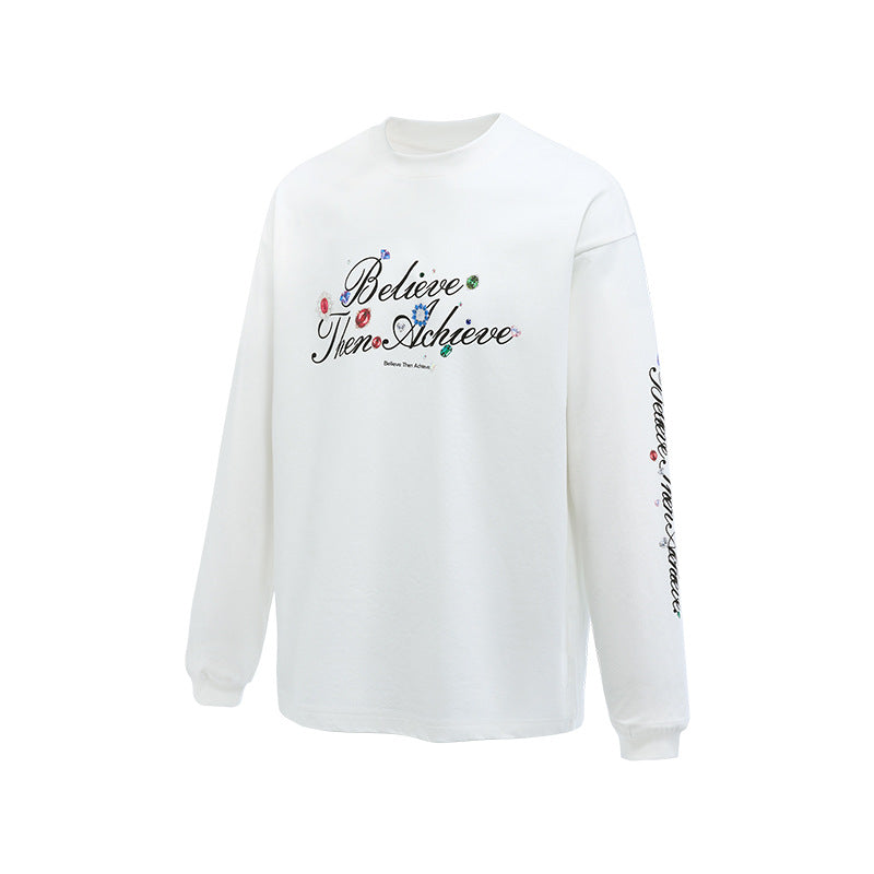 Inflation Alphabet Gem Print Long Sleeve