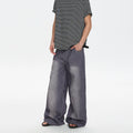A PUEE Vintage Wide Leg Loose Straight Casual Pants