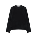 FUNKYFUN Soft Skin Warm Shoulder Sleeve Knitted Sweater