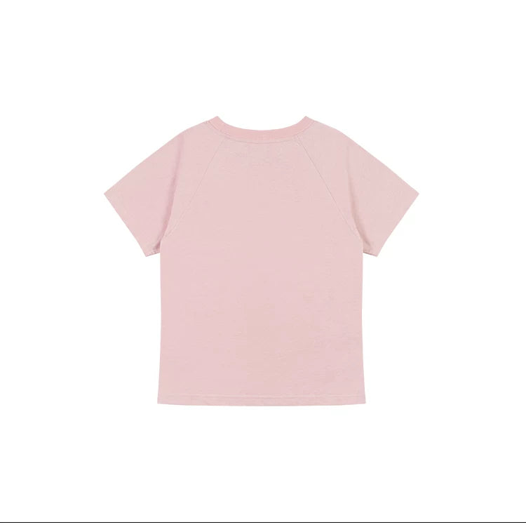 HEADACHE Crew Neck Shoulder Casual Tee