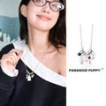 ParanoidP Ghost Cat Pendant Fashion Personality Necklace