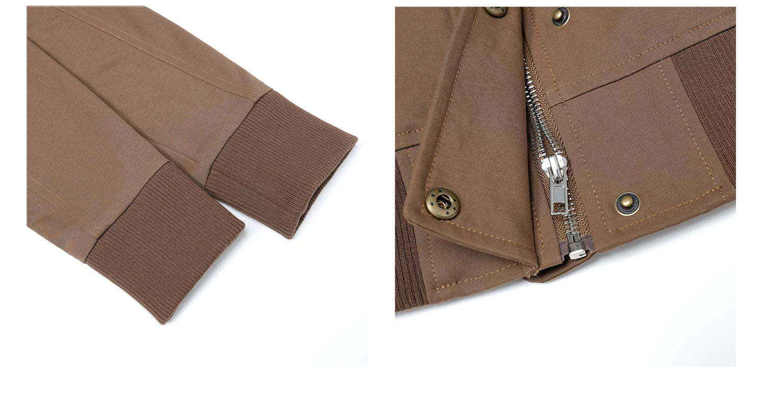 Audwyn Fur Collar Fleece Waist Jacket