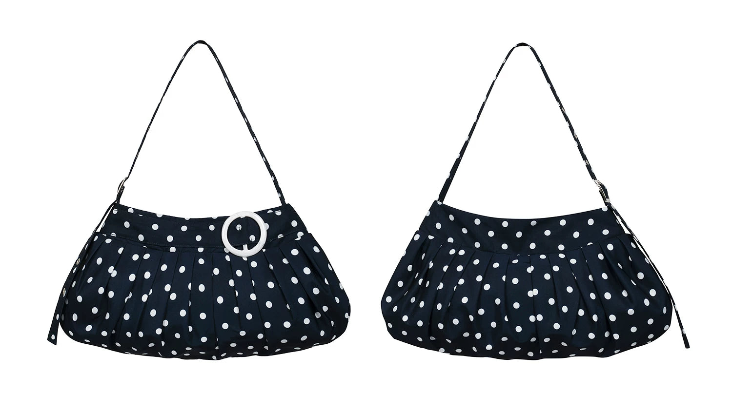 Costustoot Striped Polka Dot Underarm Shoulder Bag