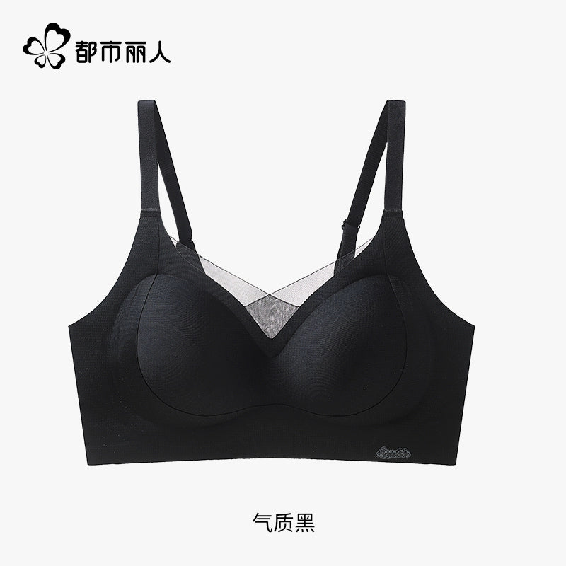 Urban Butterflies Gather Small Breasts Show Big Lace Bra Cover