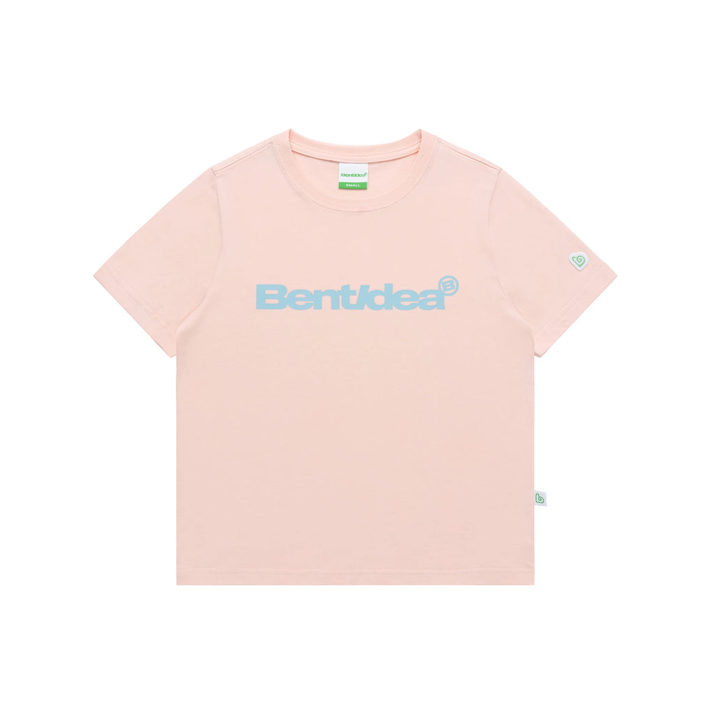 BENT IDEA Slim Fit Standard Font Logo Printed Tee