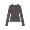 Zero Polished Round Neck with Slim Long Sleeves