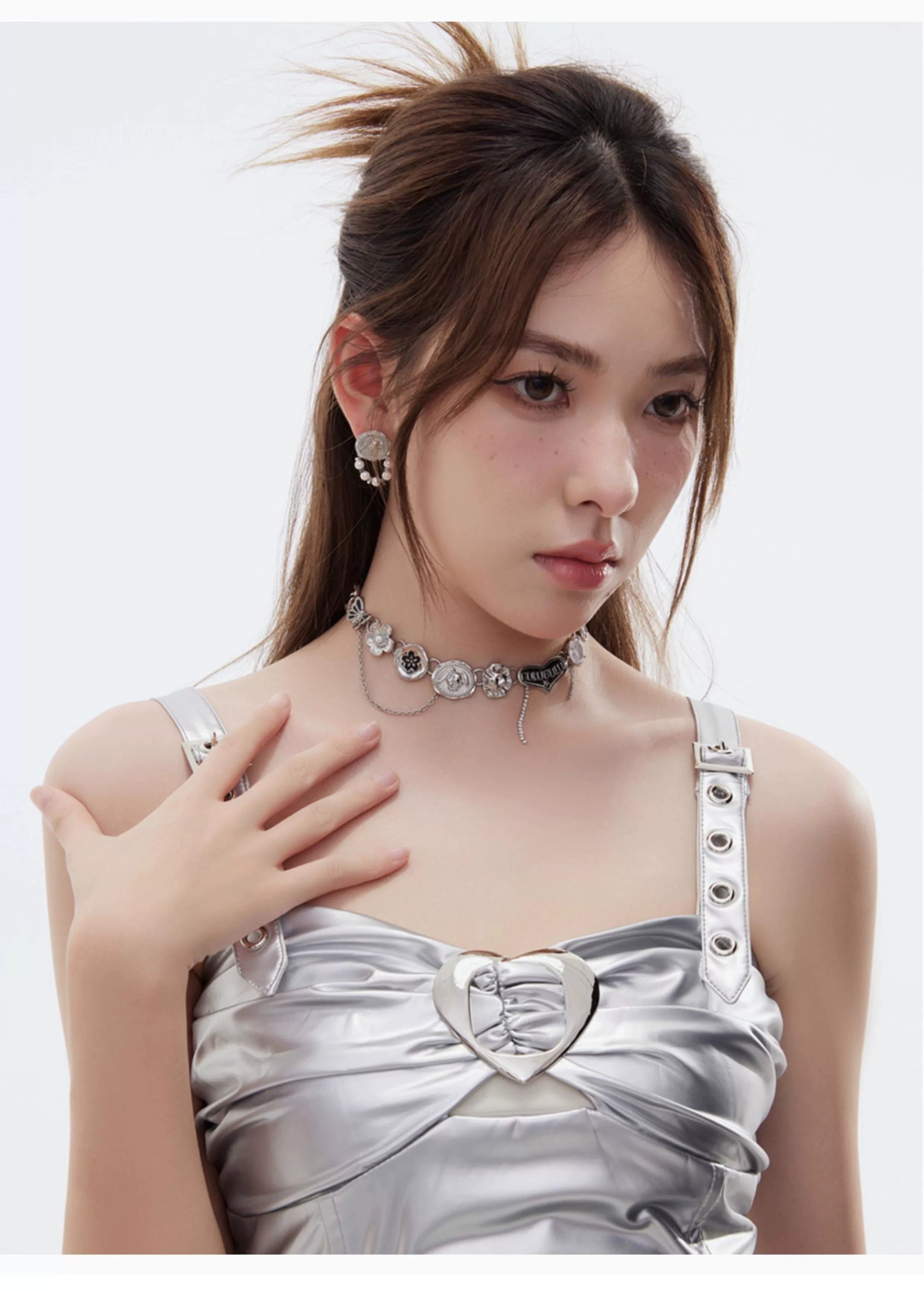 BULUBULU Retro Coin Rabbit Stud Earrings