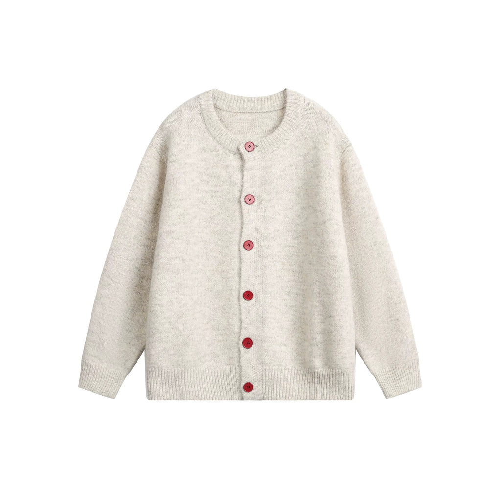 MADWITCH Contrasting Button-up Sweater