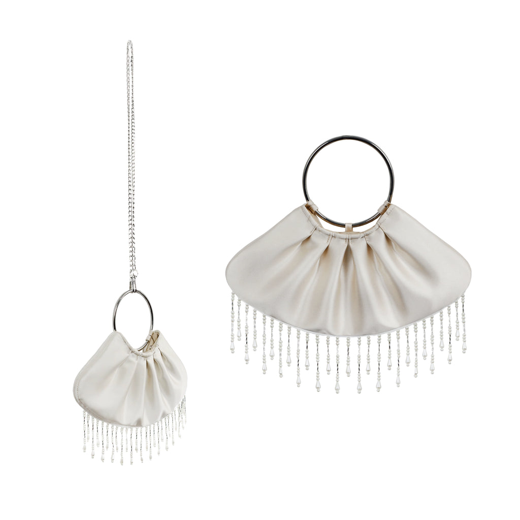 Heelwood New Chinese Tassel Portable Cloud Bag