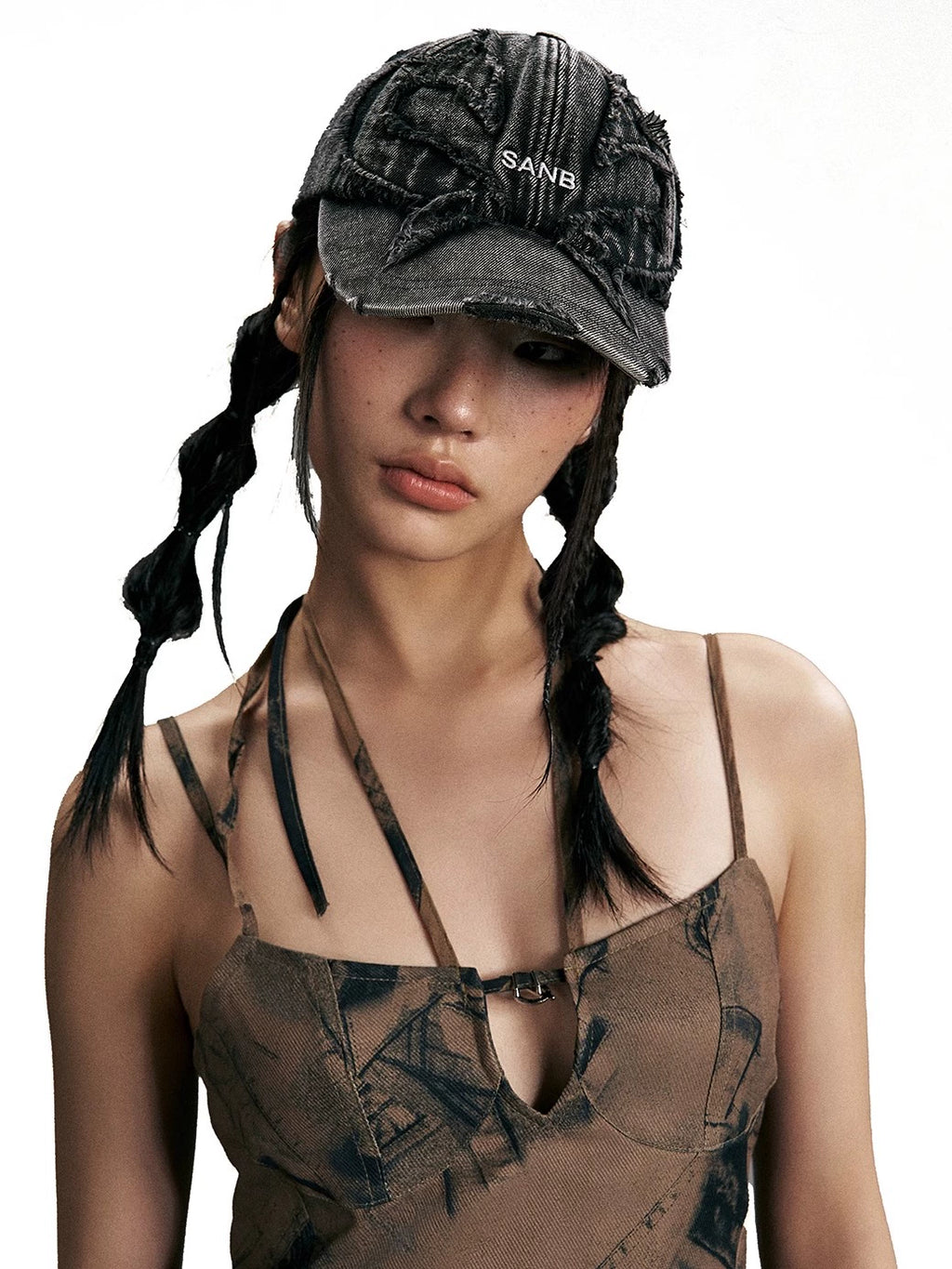 SANB Diablo Collage Old Wrecked Cowboy Cap