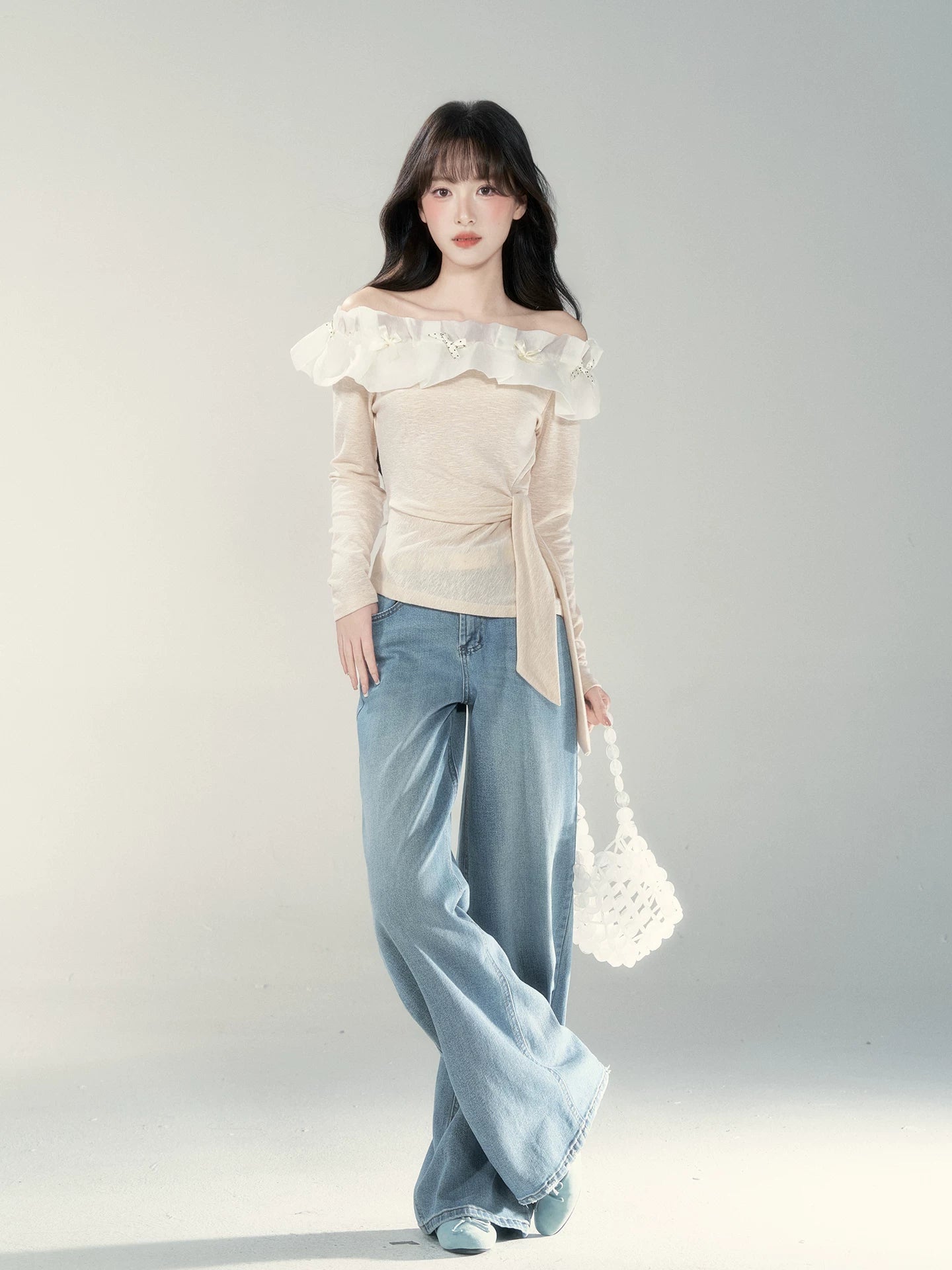 Wildberry Shoulder Casual Versatile Long Sleeve