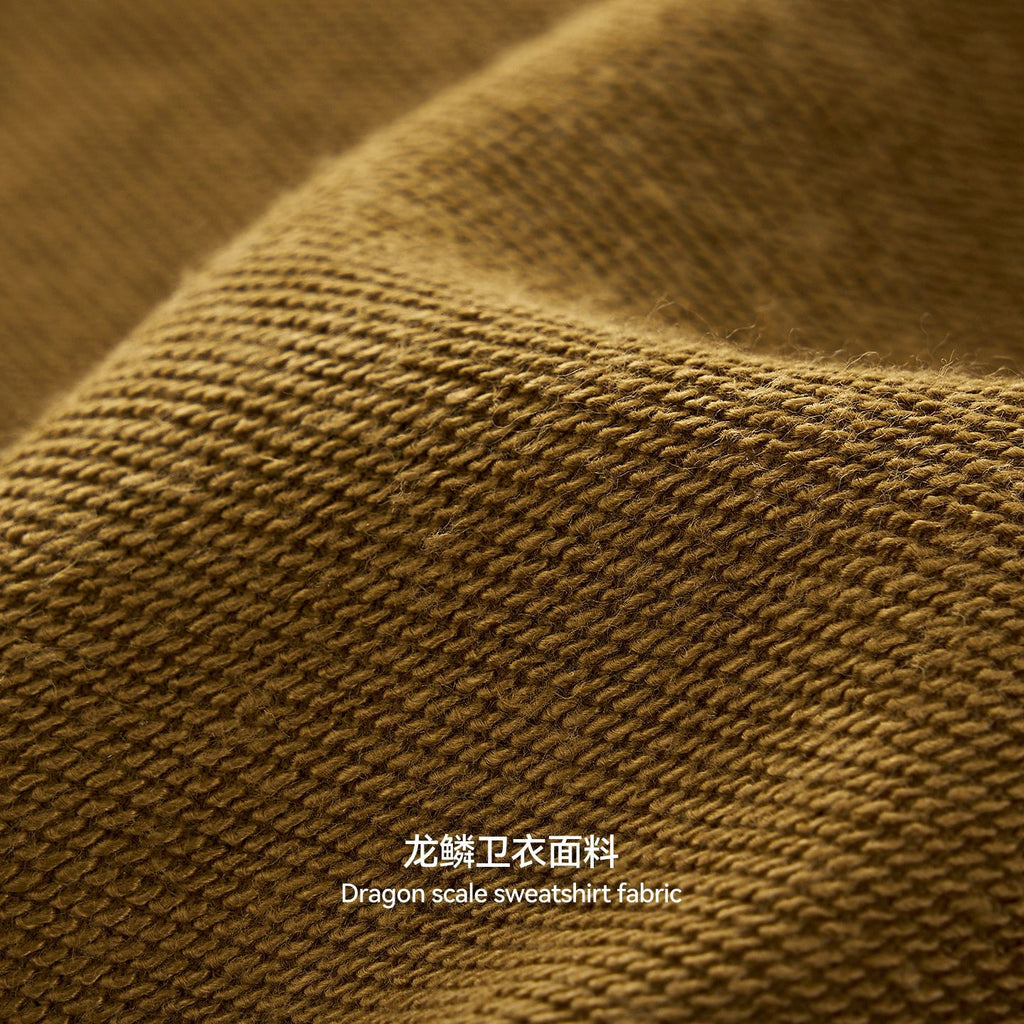 Inflation Dragon Scale Loose Hooded Sweater