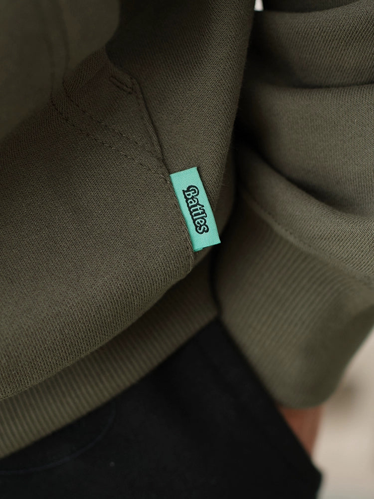 Battles Skylark Embroidered Hooded Sweater