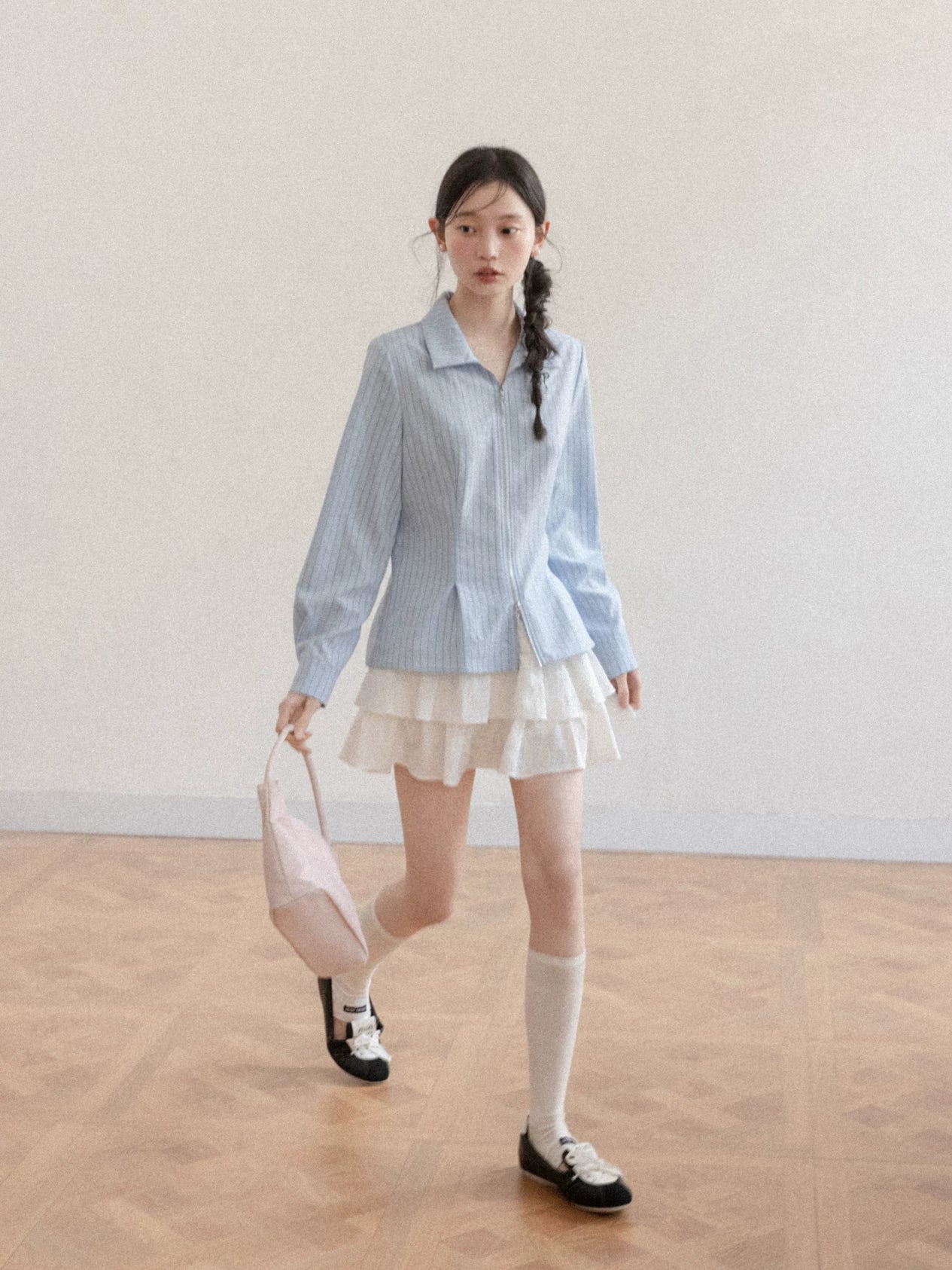 Cantonstory Casual Striped Shirt