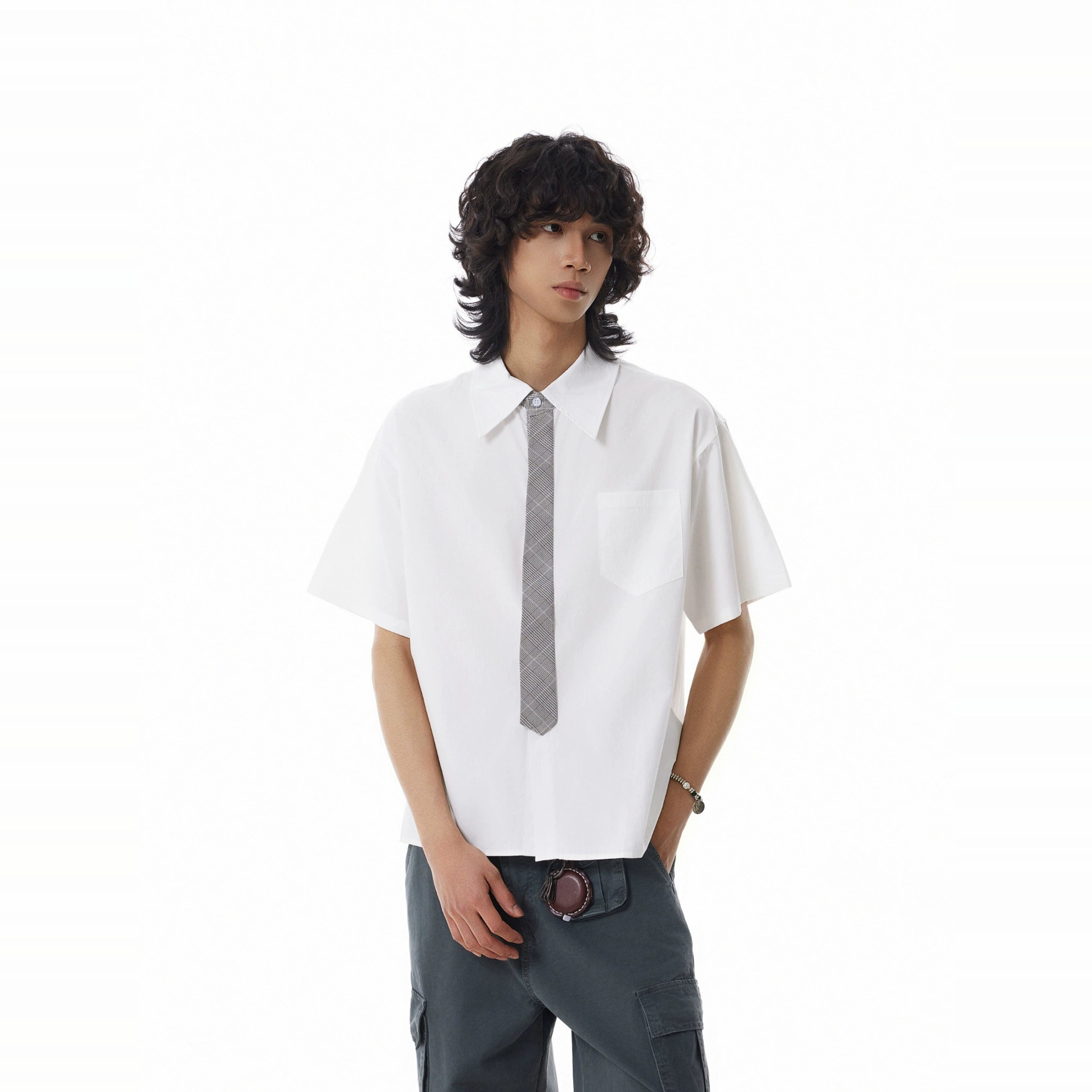 BTSG Fake Two-piece Commuter Shirt