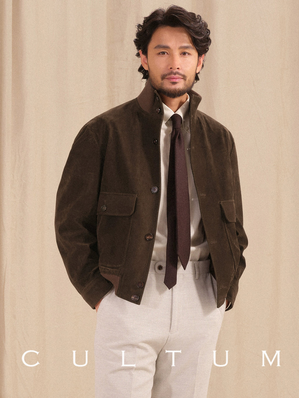 CULTUM Casual Blazer Silhouette Jacket