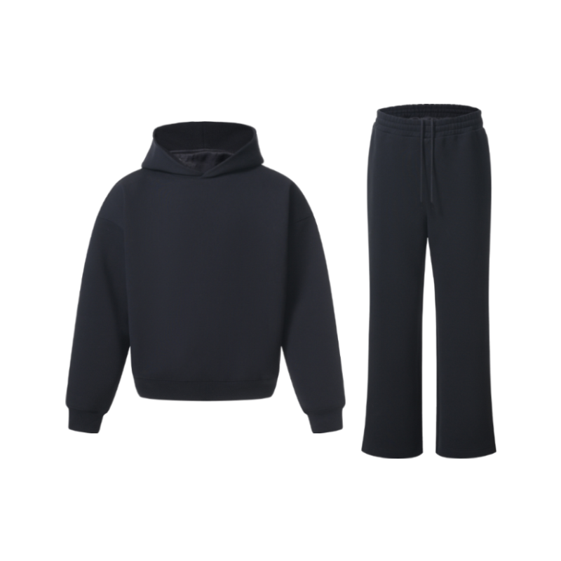 KONOOT Casual Zipper Pullover Sweatshirt Set