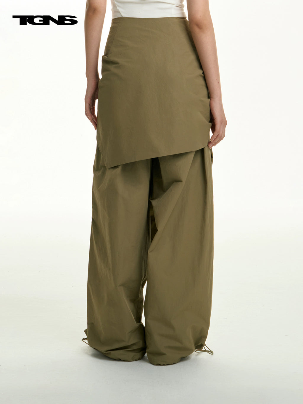 TGNS Pants with Fart Curtain Removable Wide Leg Pants