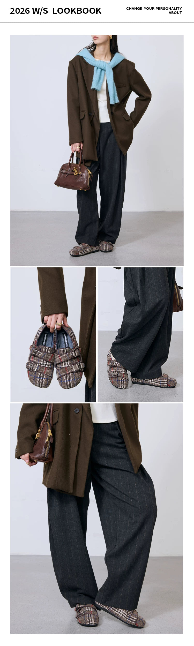 MILOOEY Retro Leather Soft-soled Casual Shoes