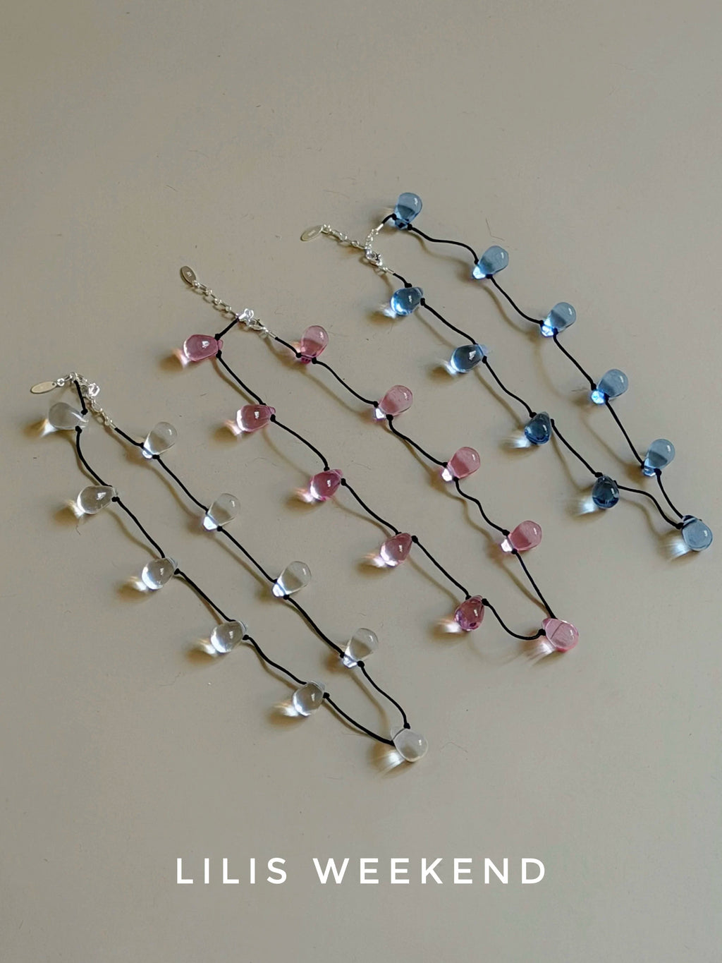 Lilis Weekend Niche Water Drop Beaded Necklace