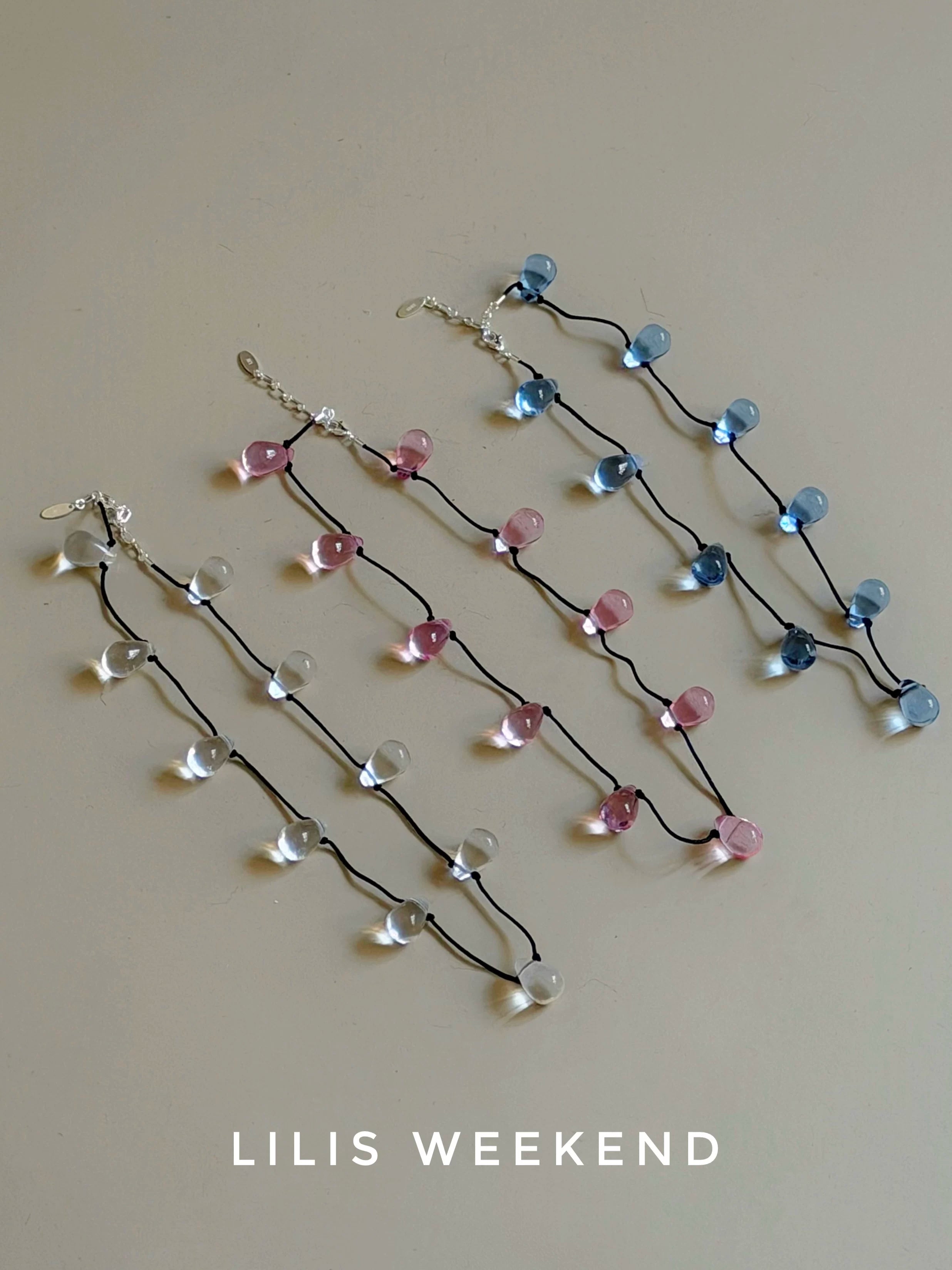 Lilis Weekend Niche Water Drop Beaded Necklace