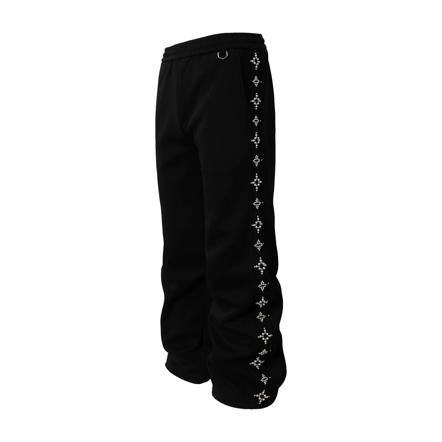 YADcrew pearl string loose wide-leg sweatpants