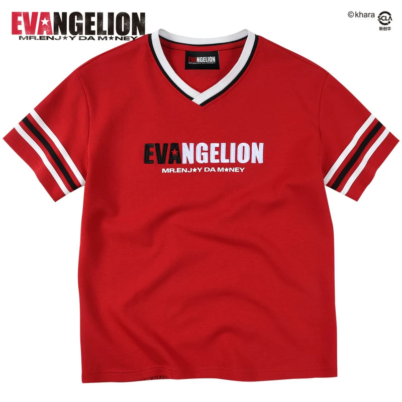MEDM Embroidery Print Casual Tee