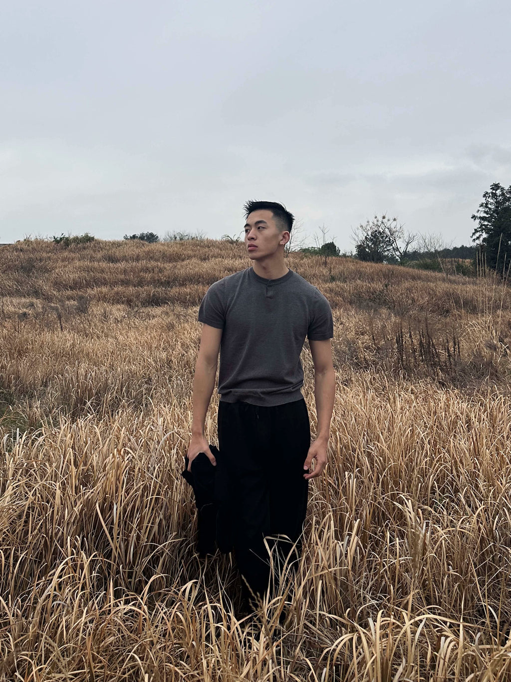 GTAL Leisure Training Sports Versatile Button T-Shirt