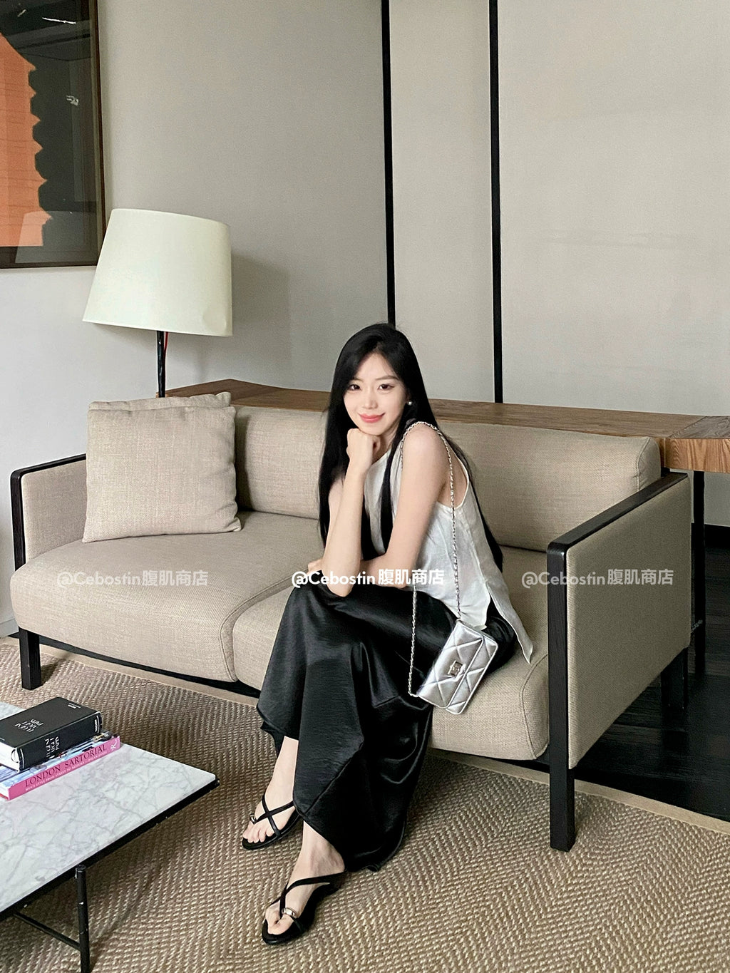 Cebostin Metal Buckle Toe Versatile Sandals