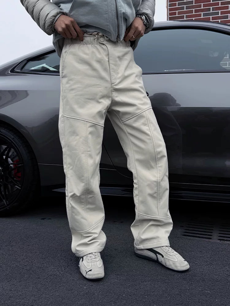 ZOZOFOREST Fleece Soft Shell Thermal Shock Pants