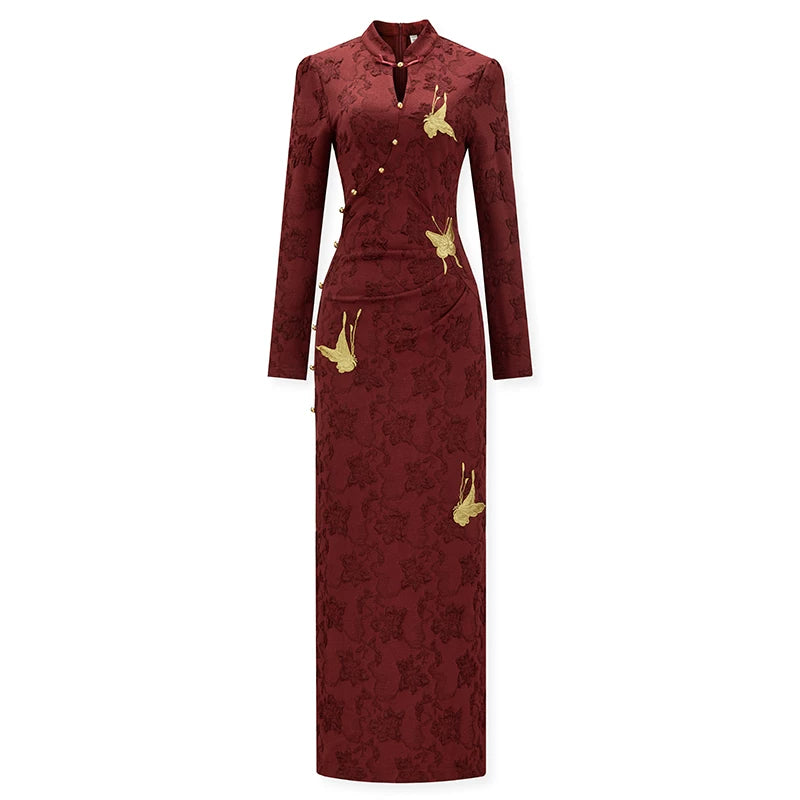 ZIHE High-end Festive Knitted Dress