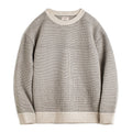 Madden Old Money Style Crew Neck Drape Knitted Sweater