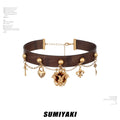 SUMIYAKI Leather Sweet Cool Necklace