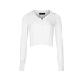 Veryrareme Thin Knitted Cardigan Suspender Skirt Set