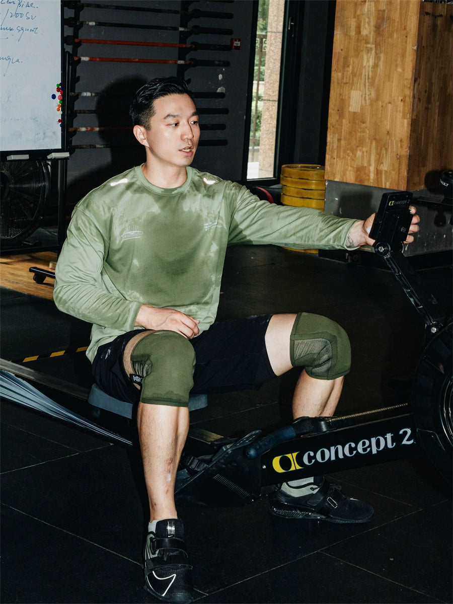 OD Moisture Absorption Quick Drying Cool Feeling Round Neck Fitness Long Sleeve