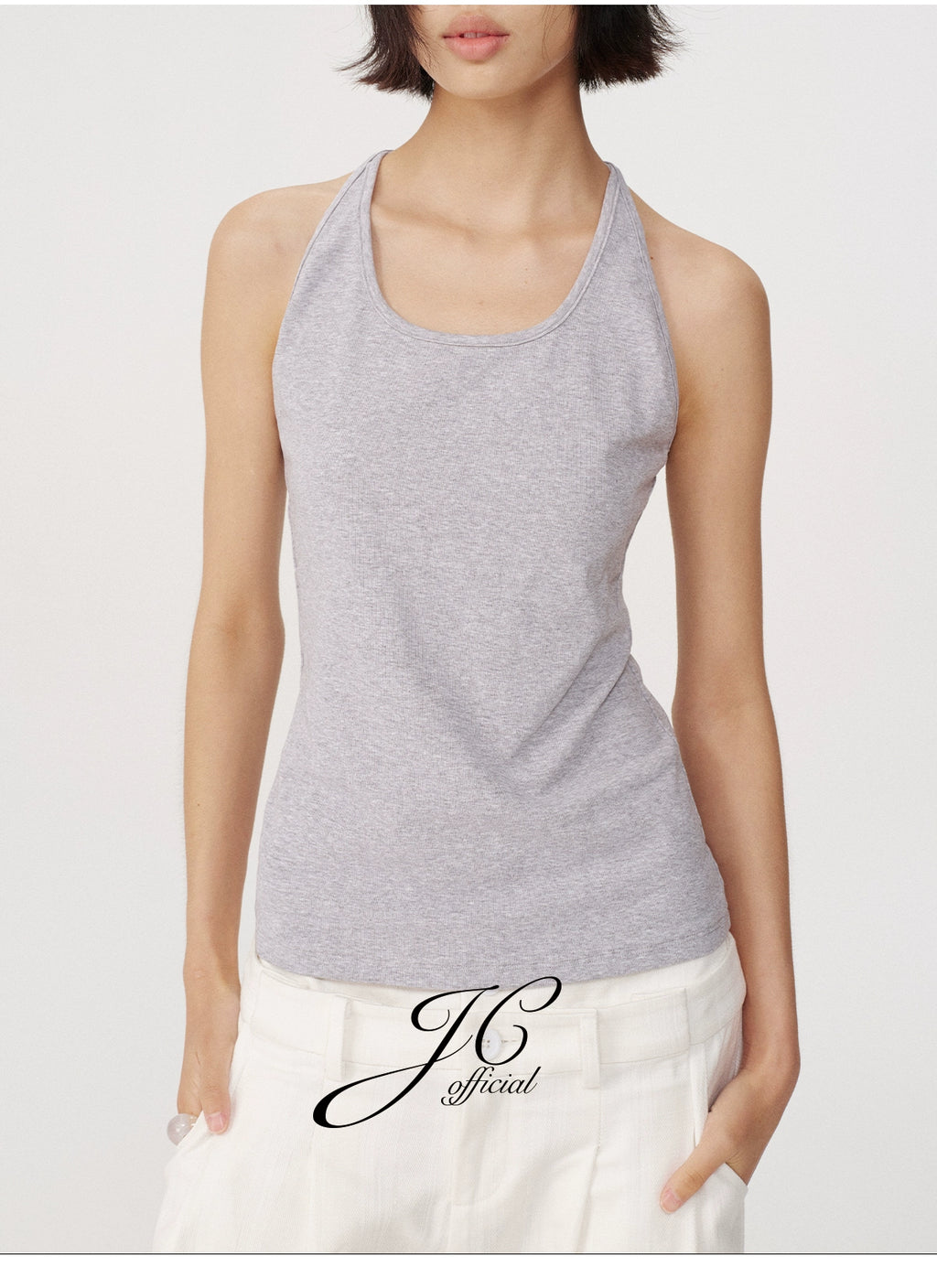 JCAESARU Collar Breathable Sling Vest