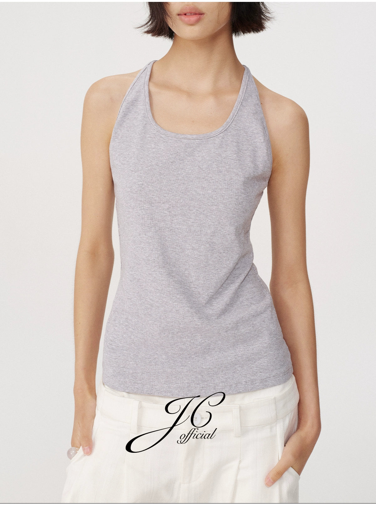 JCAESARU Collar Breathable Sling Vest