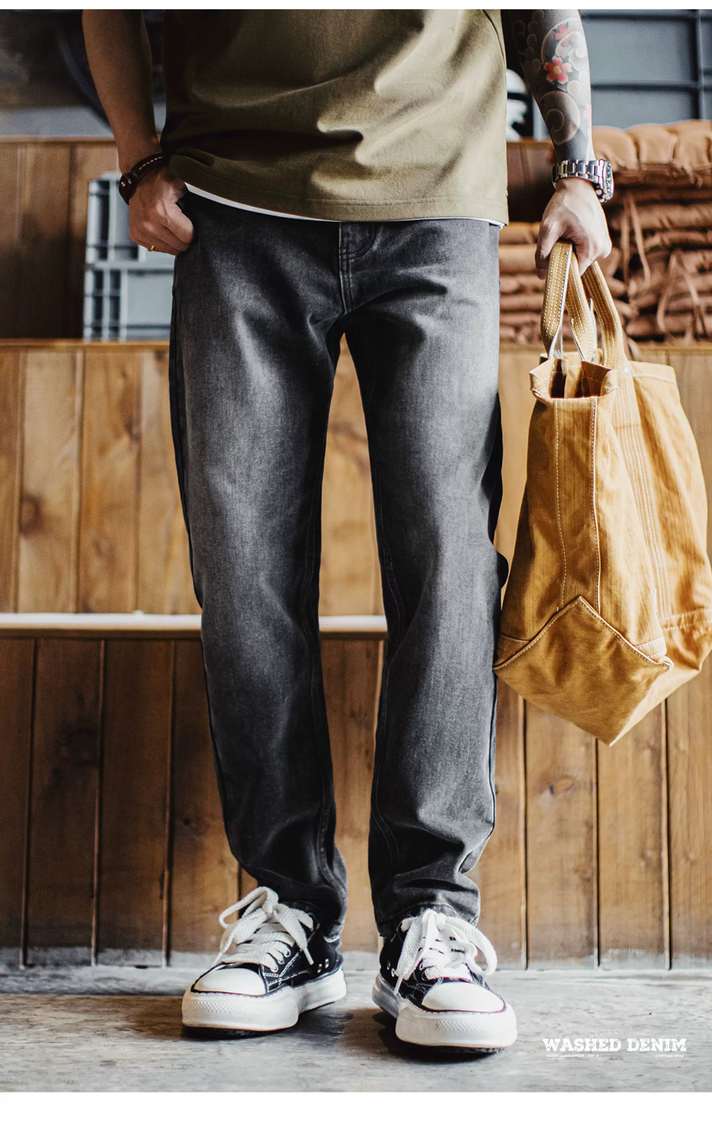 Madden  Casual Washed Old Jeans