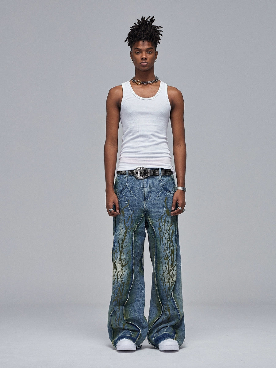 DND4DES Skull Print I-ribbed Vest