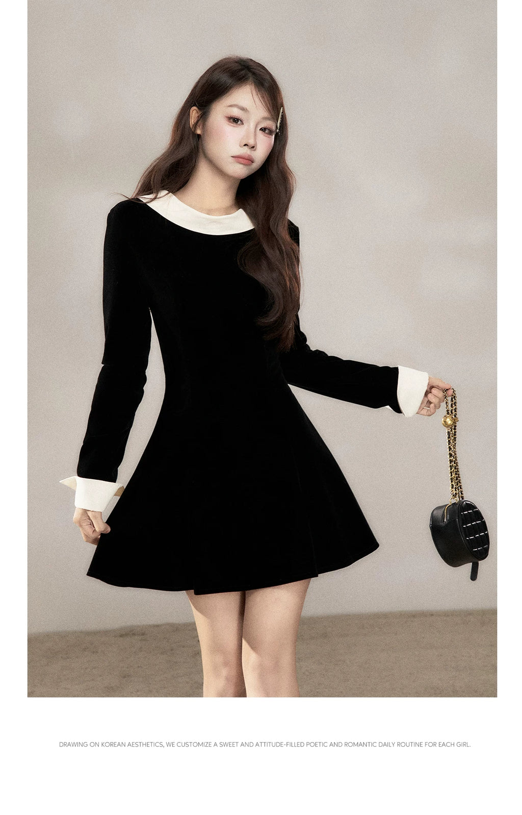 Wildberry Skinny Long Sleeve Dress
