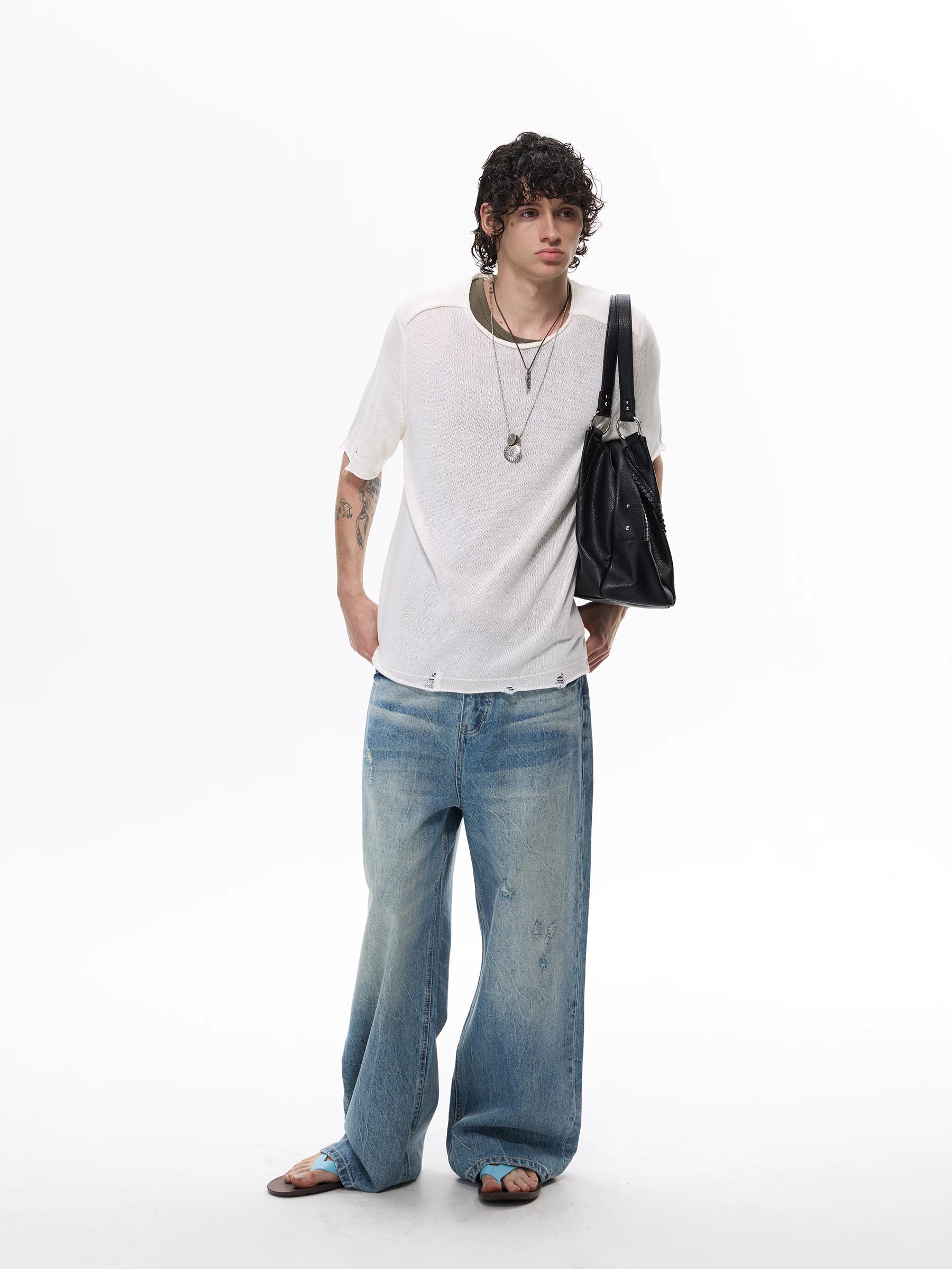 WLNEXT Vintage Premium Ripped Jeans