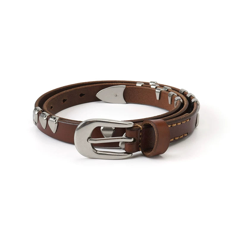 Borrowed Project Metal Claw Buckle Rivet Belt