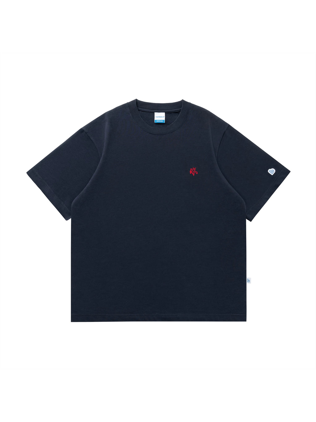 BENT IDEA Embroidery Loose and Versatile Tee