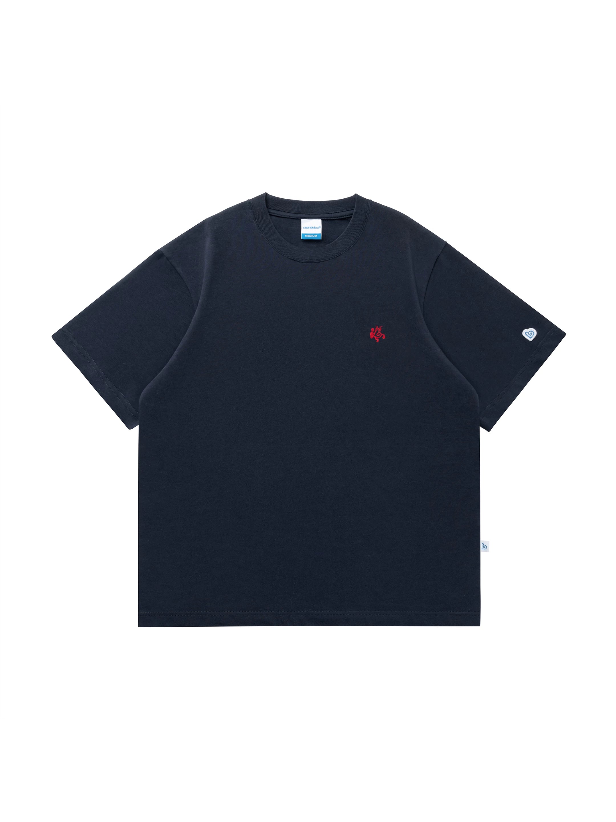 BENT IDEA Embroidery Loose and Versatile Tee