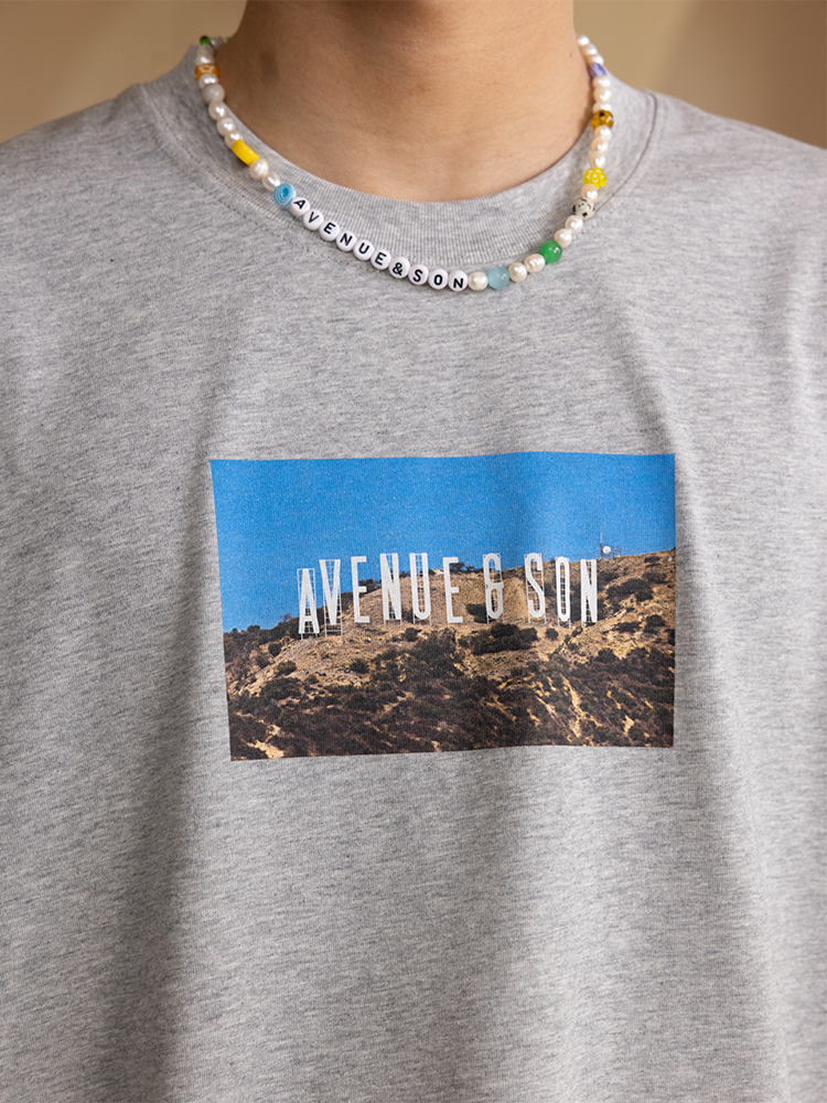 Avenueson Skateboard Hollywood Photo Tee