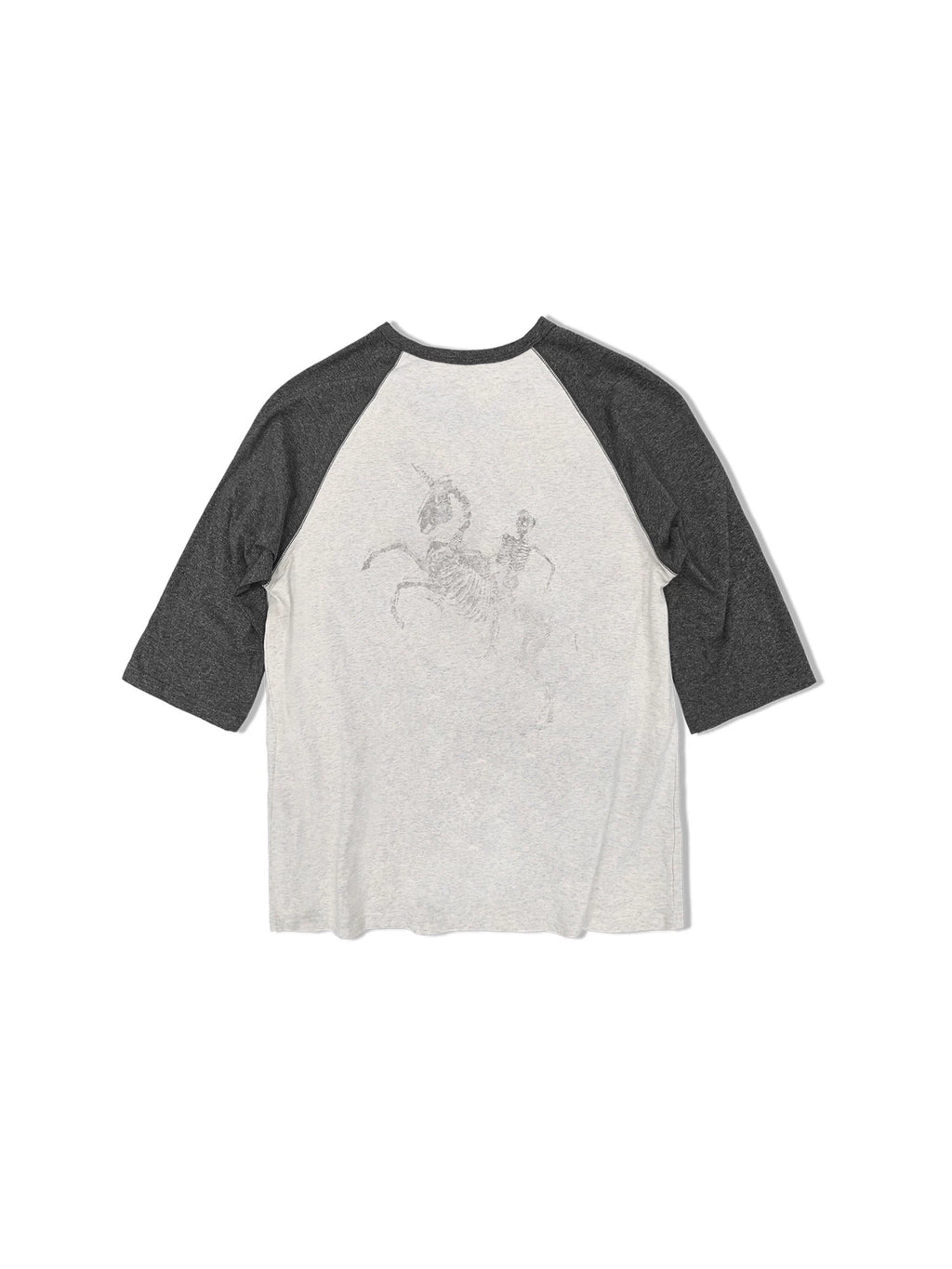 WANNA LAB Contrast Color Shoulder Casual Tee